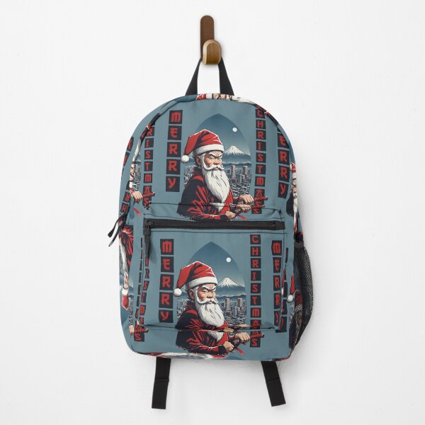 Item preview, Merry Christmas from Santa Shinobi at Mt. Fuji designed and sold by Slick-Waffles.
