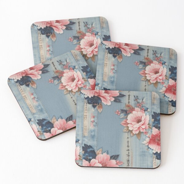 Item preview, Tattered denim and flowers  designed and sold by Roxburylane.