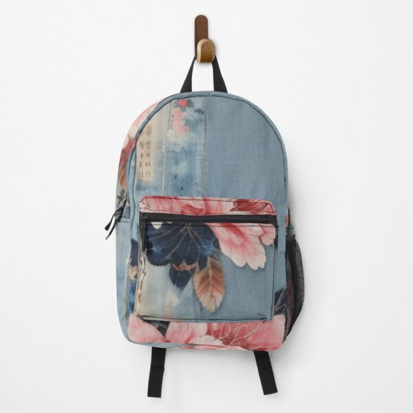 Item preview, Tattered denim and flowers designed and sold by Roxburylane.