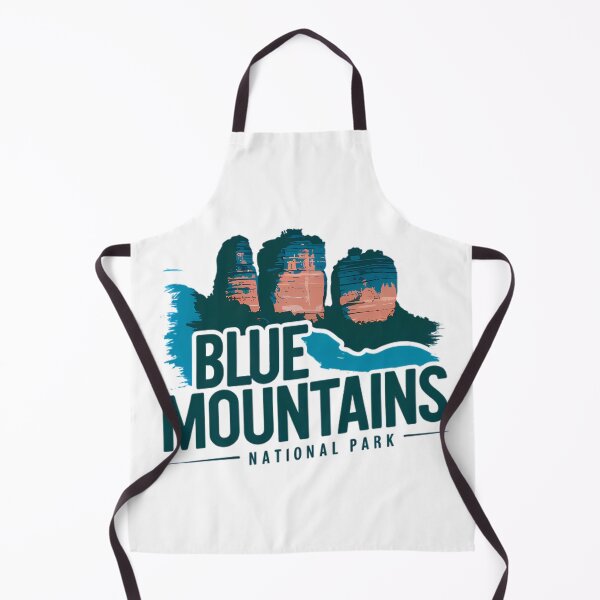 Item preview, Blue Mountains National Park Australia Illustration Logo designed and sold by KrisSidDesigns.