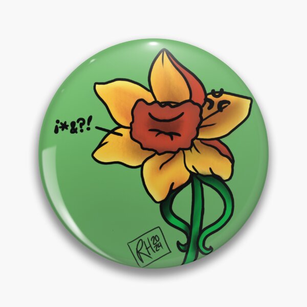 Item preview, Pissed Off Daisy designed and sold by GraceAvalonArts.