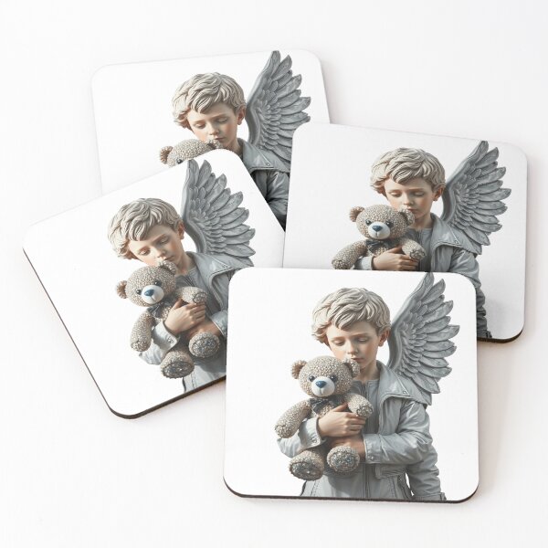 Item preview,  Biker angel child and diamond teddy bear designed and sold by TaliaShin.