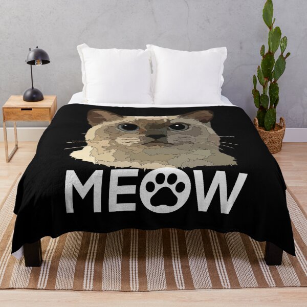 Item preview, Meow Grey Cat designed and sold by Just-Arts-4U.