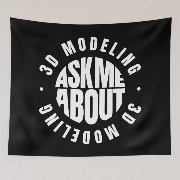Item preview, Ask me About 3D Modeling  designed and sold by MaryAller.