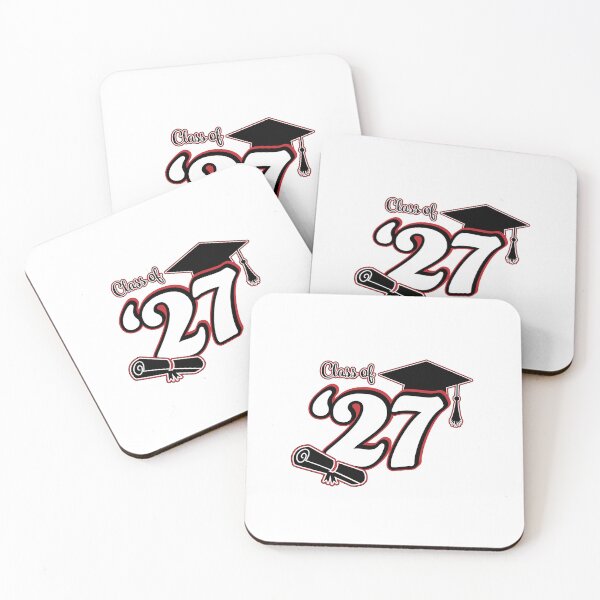 Item preview, Class of 2027 Graduation Design (Red and Black) designed and sold by SavsSparkleShop.