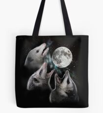 3 Opossum Mond Tote Bag
