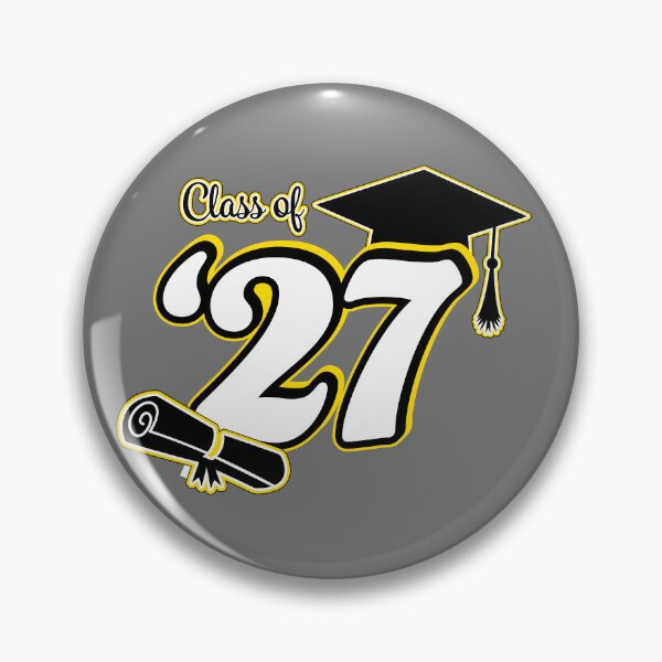 Item preview, Class of 2027 Graduation Design (Black and Yellow) designed and sold by SavsSparkleShop.