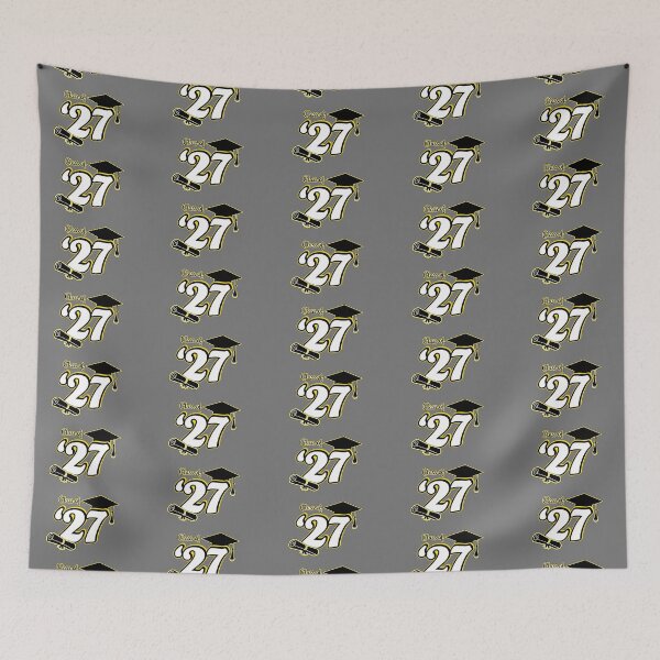 Item preview, Class of 2027 Graduation Design (Black and Yellow) designed and sold by SavsSparkleShop.
