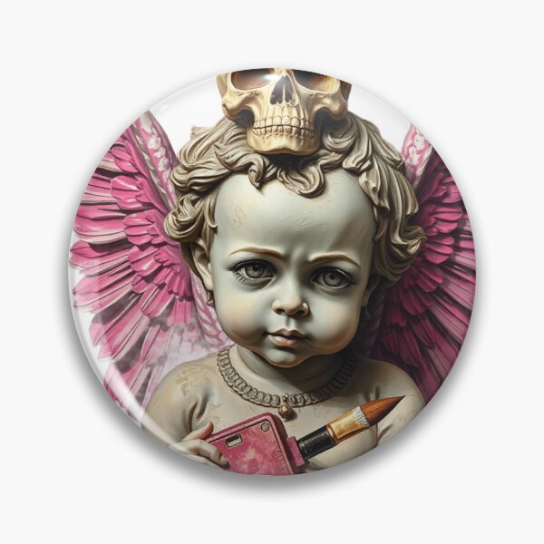 Item preview, Pink baby angel artist crazy, wild designer designed and sold by TaliaShin.