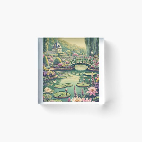Item preview, Giverny FRANCE - Digital Art Poster designed and sold by TravelMarvel.