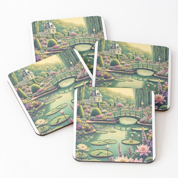 Item preview, Giverny FRANCE - Digital Art Poster designed and sold by TravelMarvel.