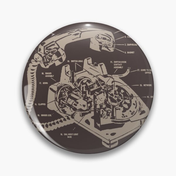 Item preview, Rotary Phone Diagram designed and sold by visualcraftsman.