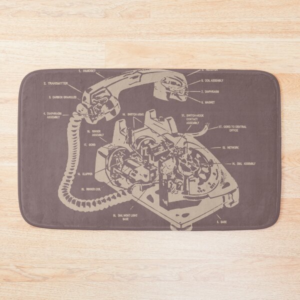 Item preview, Rotary Phone Diagram designed and sold by visualcraftsman.