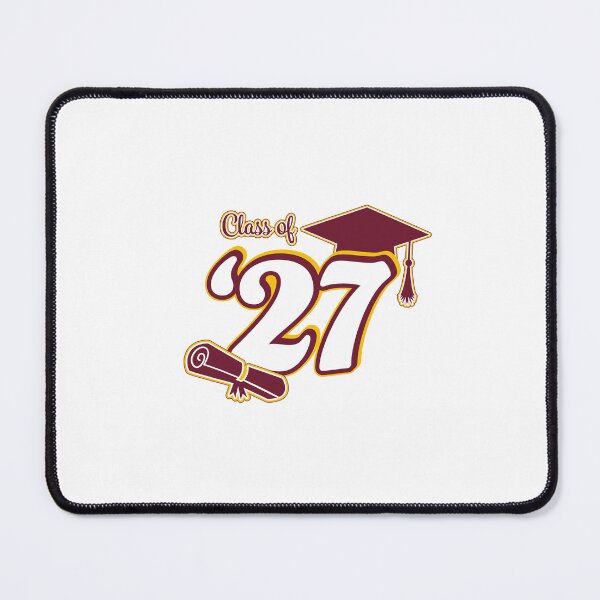Item preview, Class of 2027 Graduation Design (Maroon and Gold) designed and sold by SavsSparkleShop.