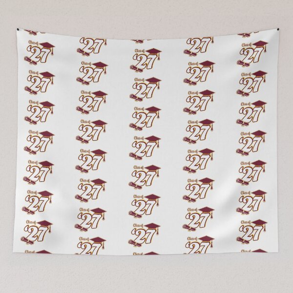 Item preview, Class of 2027 Graduation Design (Maroon and Gold) designed and sold by SavsSparkleShop.