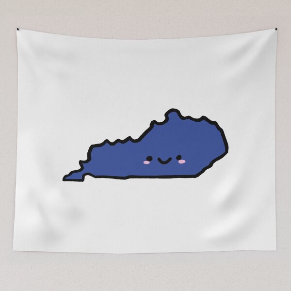 Item preview, Cute blue Kentucky smiley designed and sold by missavaw.