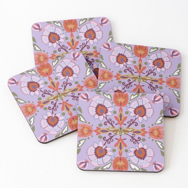 Item preview, Boho Mandala - Bright Mauve- 24A-061 designed and sold by Cori Lang.