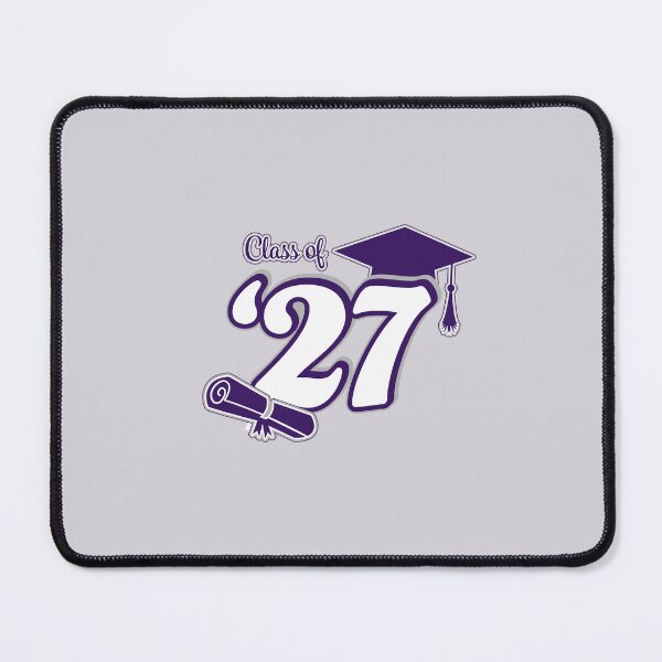 Item preview, Class of 2027 Graduation Design (Purple and Grey) designed and sold by SavsSparkleShop.