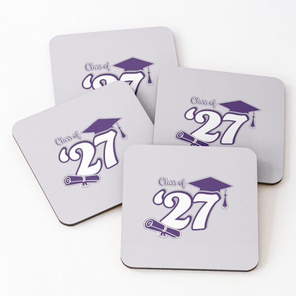 Item preview, Class of 2027 Graduation Design (Purple and Grey) designed and sold by SavsSparkleShop.