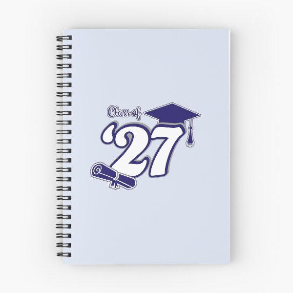 Item preview, Class of 2027 Graduation Design (Blue and Grey) designed and sold by SavsSparkleShop.