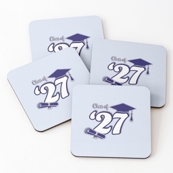 Item preview, Class of 2027 Graduation Design (Blue and Grey) designed and sold by SavsSparkleShop.
