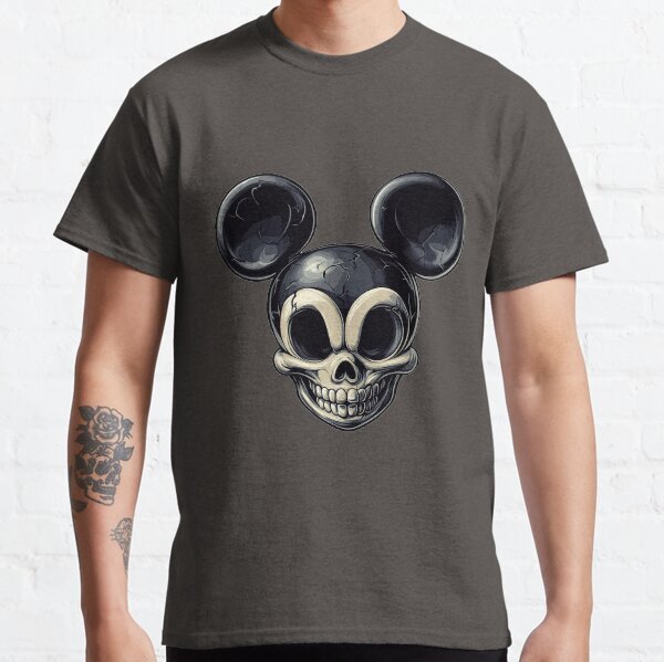 Mickey mouse skull t shirt online