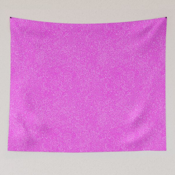 Item preview, Swirls and Lines in Pink designed and sold by WatershipBound.