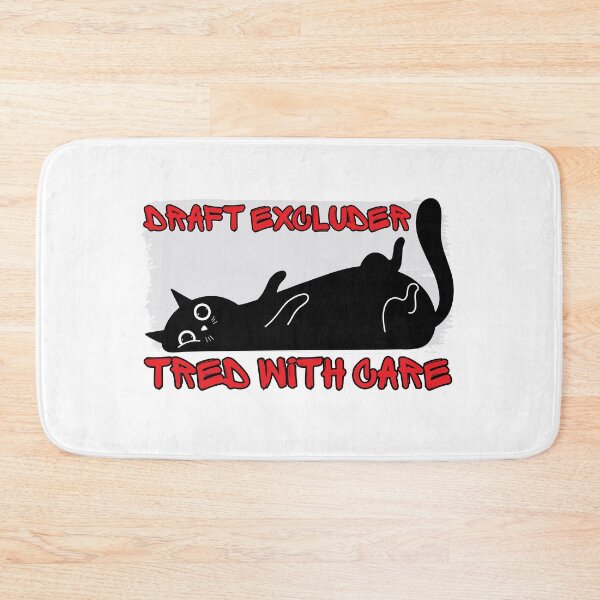 Item preview, Draft excluder tred with care designed and sold by BritishDelights.