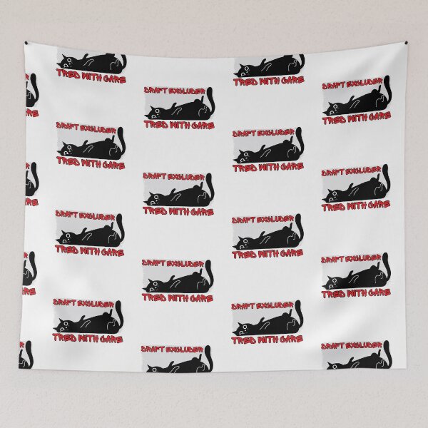 Item preview, Draft excluder tred with care designed and sold by BritishDelights.