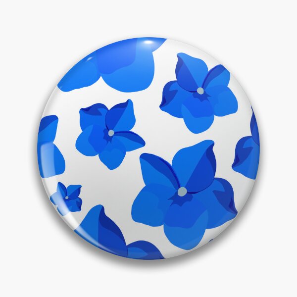 Item preview, Blue Flower Simple Drawing Design Pattern designed and sold by AveryZi.