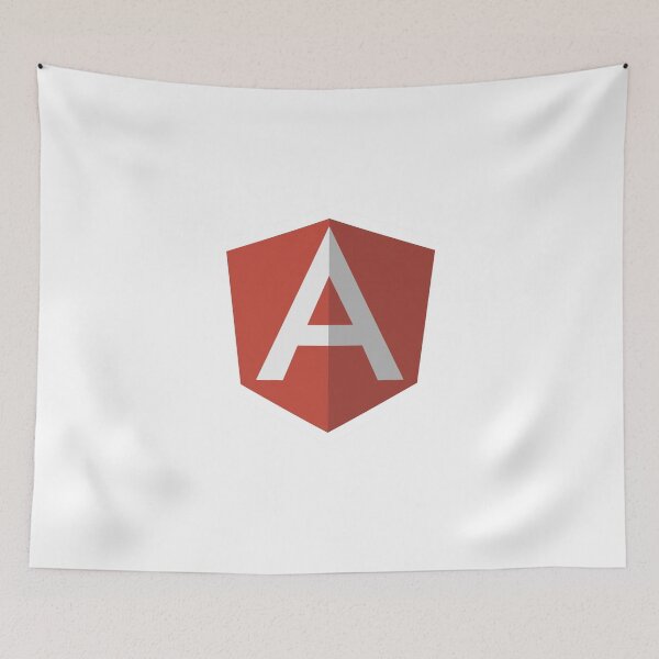 Item preview, AngularJS Angular (White) Official Logo Hoodie designed and sold by Rainwater Merch.