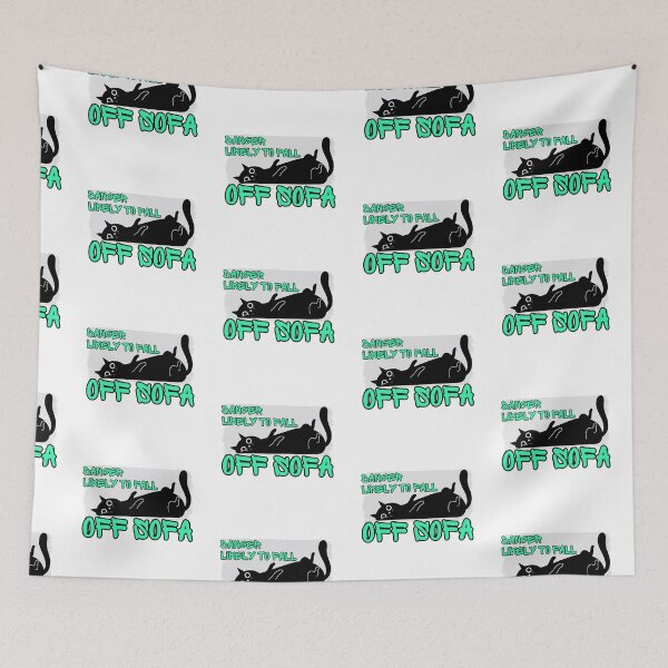 Item preview, Danger likely to fall off sofa designed and sold by BritishDelights.
