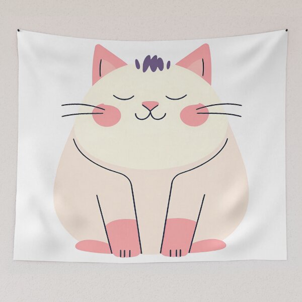 Item preview, Cute chubby cat designed and sold by Sopilka.