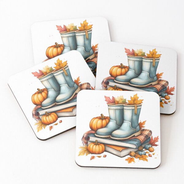 Item preview, Fall Vibes, Boots, Pumpkins & Books designed and sold by KSimpson838.