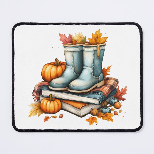 Item preview, Fall Vibes, Boots, Pumpkins & Books designed and sold by KSimpson838.