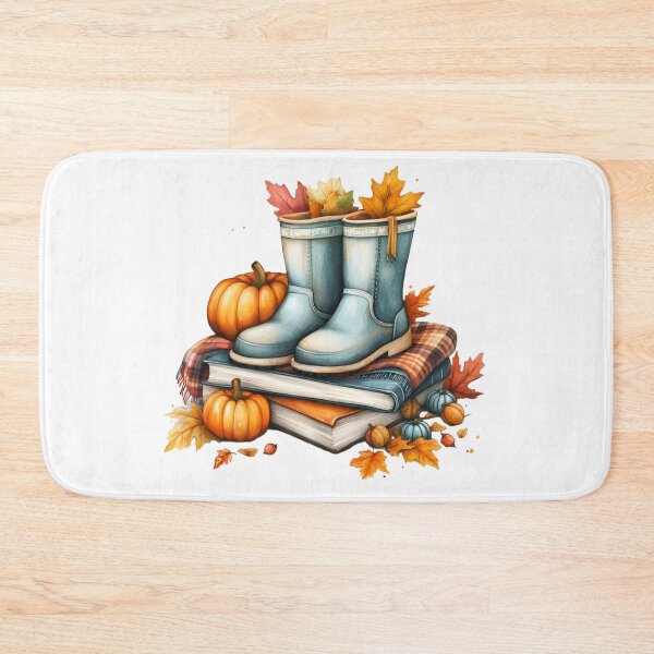 Item preview, Fall Vibes, Boots, Pumpkins & Books designed and sold by KSimpson838.
