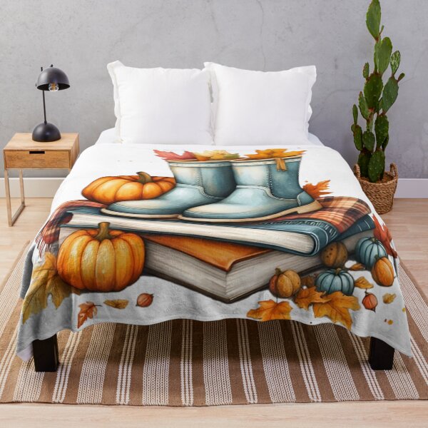 Item preview, Fall Vibes, Boots, Pumpkins & Books designed and sold by KSimpson838.