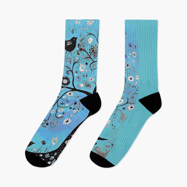 Item preview, Birds and a Tree in Spring Filled with Blue designed and sold by MaryFiore.