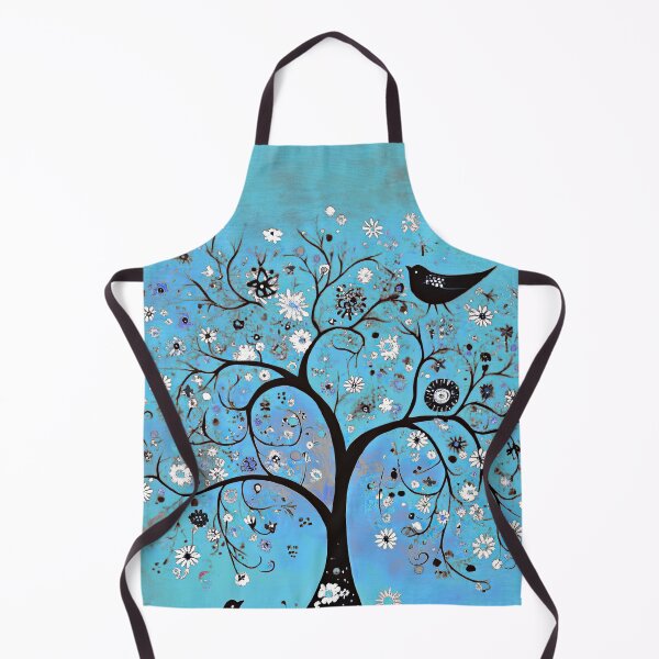 Item preview, Birds and a Tree in Spring Filled with Blue designed and sold by MaryFiore.