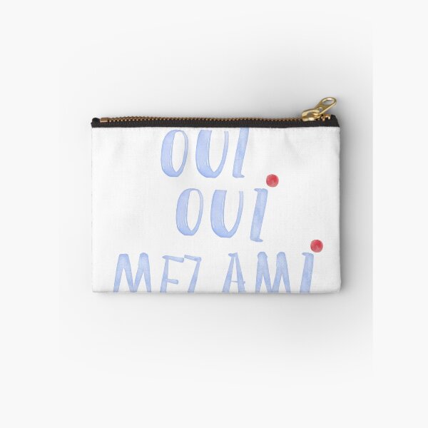 Item preview, Oui Oui Mez Ami Yes Yes My friends French saying quote designed and sold by monpetitbijou.