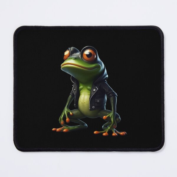 Item preview, Frog Leather Jacket, Amphibian, Dark Humor designed and sold by Burn-Ego.