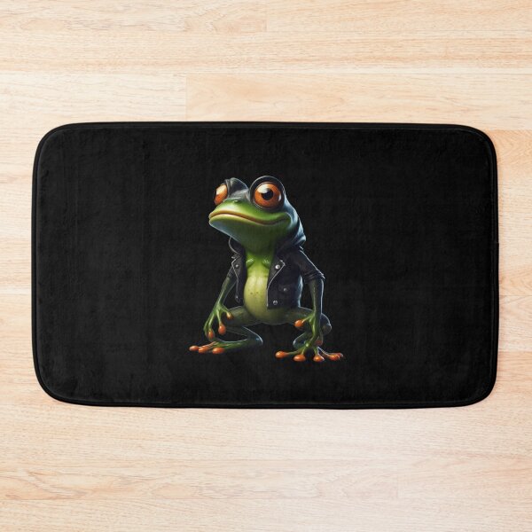 Item preview, Frog Leather Jacket, Amphibian, Dark Humor designed and sold by Burn-Ego.