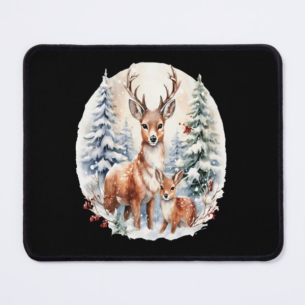 Item preview, Christmas Deer and Fawn designed and sold by BirdsnStuff.
