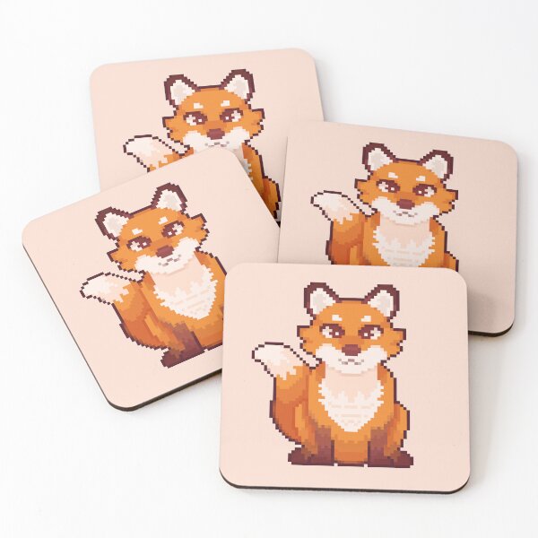 Item preview, Pixel Art Autumn Fox designed and sold by kyubi-pixels.