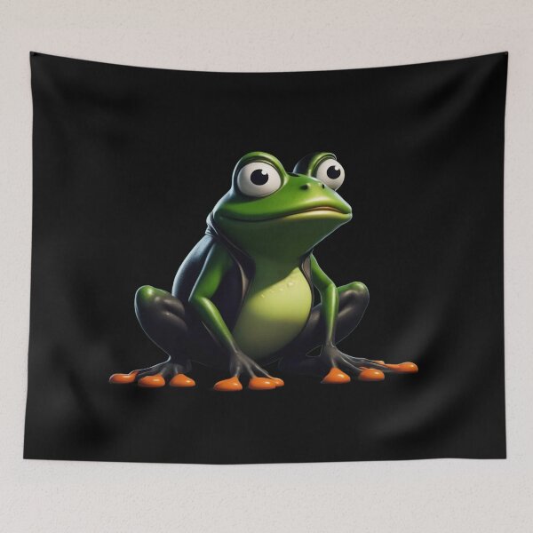 Item preview, Cartoon Frog, Leather Waistcoat, Amphibian, Dark Humor designed and sold by Burn-Ego.