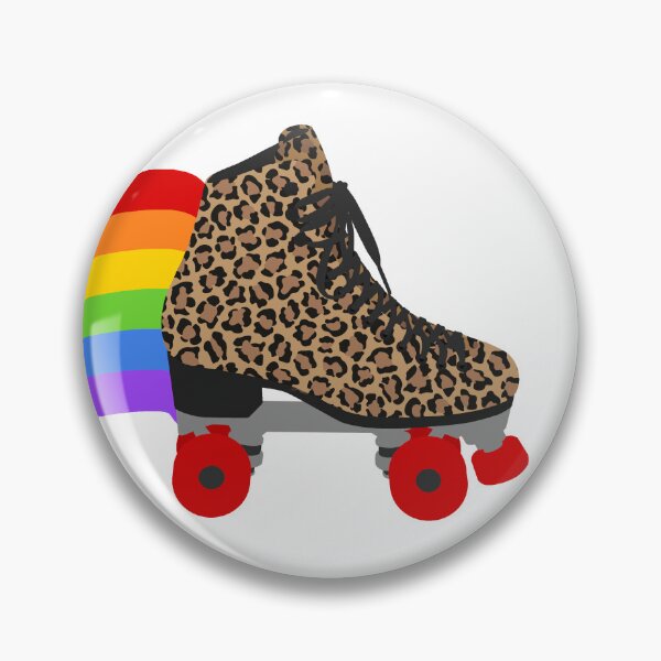 Item preview, Rainbow Pride Leopard and Red Skate designed and sold by amandapj98.
