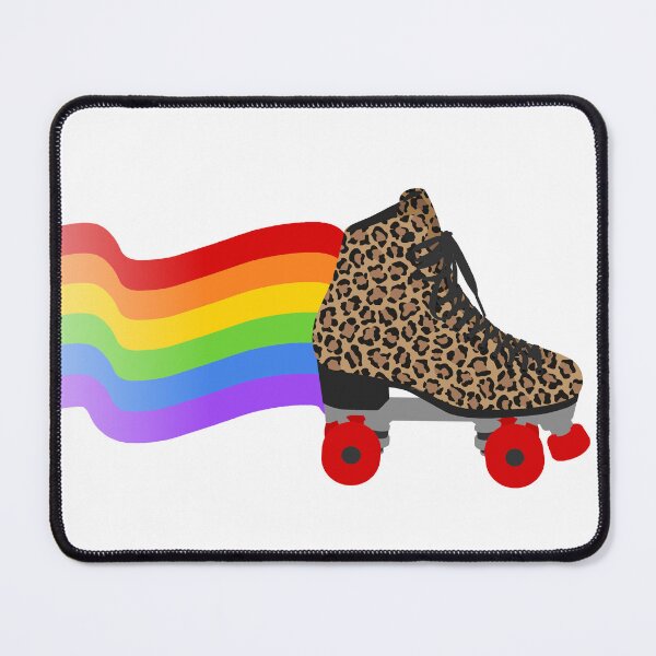 Item preview, Rainbow Pride Leopard and Red Skate designed and sold by amandapj98.
