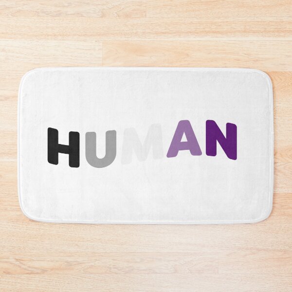 Item preview, HUMAN (curved) - Asexual designed and sold by Skyler Orion X.