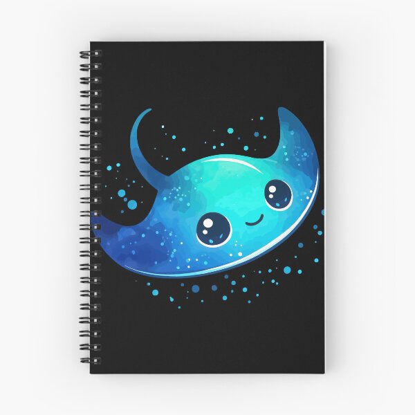 Item preview, Kawaii Manta Ray Watercolor designed and sold by TomFrontierArt.