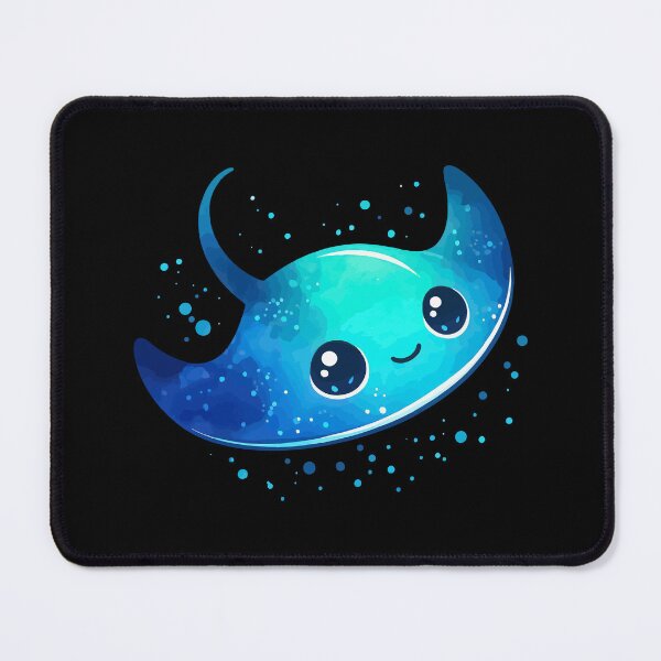 Item preview, Kawaii Manta Ray Watercolor designed and sold by TomFrontierArt.